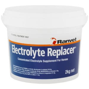 Electrolyte for horses